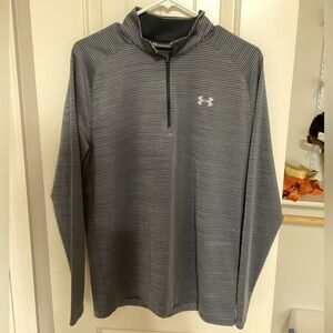 Under Armour men’s medium striped quarter zip